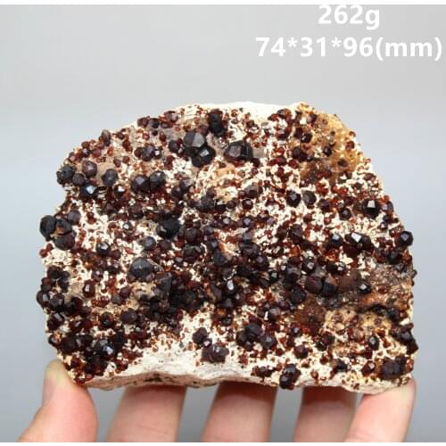 100% natural Garnet minerals specimen stones and crystals healing crystals quartz gemstones