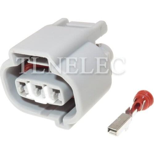 3 Pin Way Speed Sensor Plug Socket Gary Female Waterproof Connector for Car Toyota