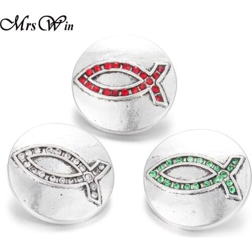 6pcs/lot New Snap Jewelry Rhinestone Ribbon 18mm Snap Buttons Fit DIY Leather Silver color Snap Bracelets