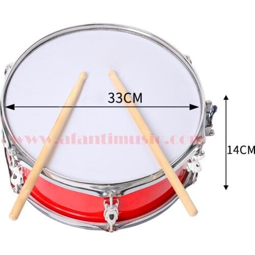 Afanti Music 13 inch Stainless Steel Snare Drum (SNA-1171)