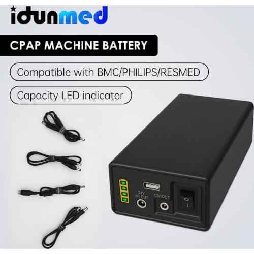 BMC CPAP Machine Battery Pack 24V 5A For GII G2S Travelling on Airplane Train Vehicle Vacation Holiday
