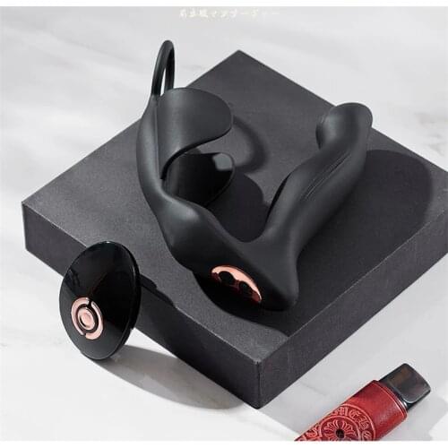 Wireless Remote Control Male Prostate Massager Vibrator With Lock Ring Testicular Anal Plug Butt Plug Sex Toys For Men Gay