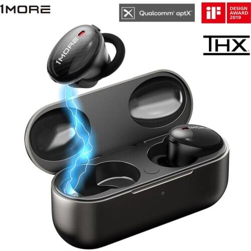 1More Ture Wireless Headphones Bluetooth Compatible Active Noise Cancelling Earphone In-Ear Microphone Hifi Sport Gaming Headset