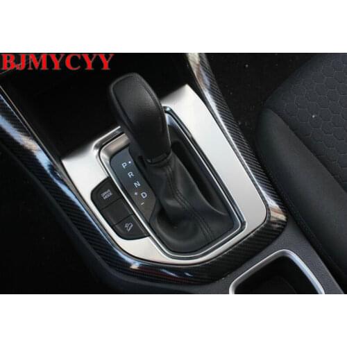 BJMYCYY Stainless steel decoration sequins automobile gear box panel for Hyundai ix35 2018