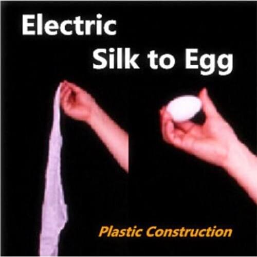 Electric Silk to Egg (Plastic Construction,Quick Speed) Stage Magic Tricks,Mentalism Magic,Illusion,Fun,Gimmick,Party Trick Toys