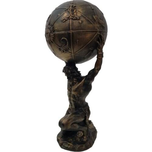 EU HOME DECORATION AROSE ATLAS WORLD CARRY MAN