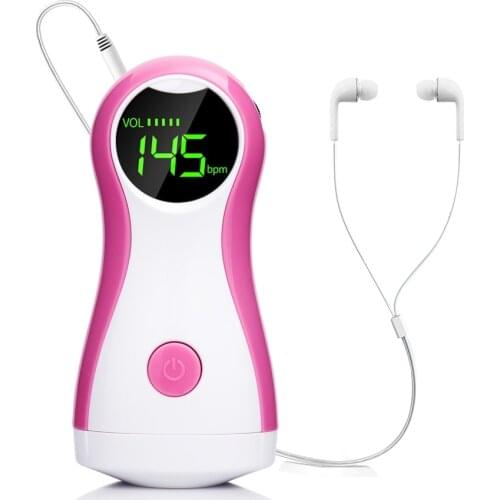 Fetal Doppler Integrated Fetal Doppler Monitor With Free Earphone