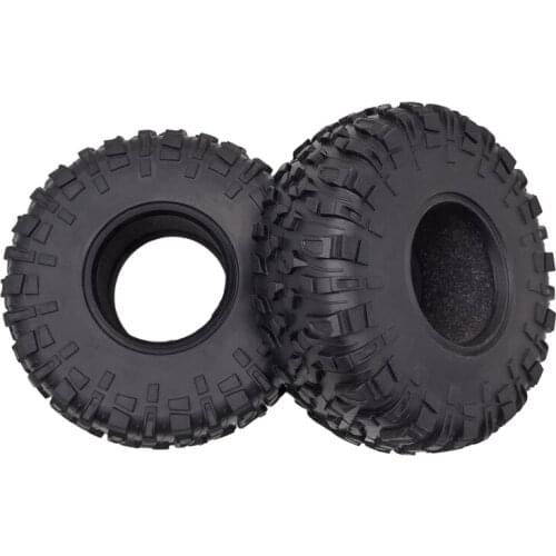 KYX Racing Rubber 2.2 Inch Tires 130mm*52mm Tyres for 1/10 Rc Crawler Car Axial SCX10 II 90046 D90 Wraith Traxxas TRX4 (2pcs)