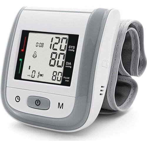 Medical Equipment LCD Automatic Digital Wrist Blood Pressure Monitor Bp Tonometer Sphygmomanometer Tensiometer Tansiyon
