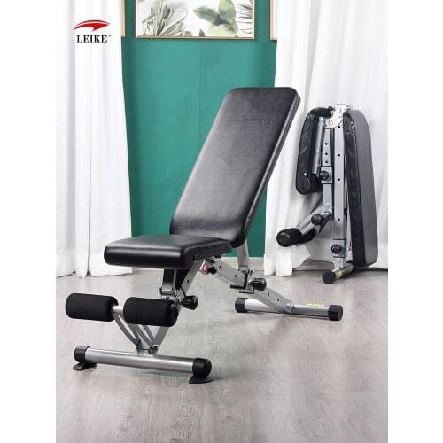Multifunctional Folding Fitness Sit-up Auxiliary Artifact Household Weightlifting Bench Press