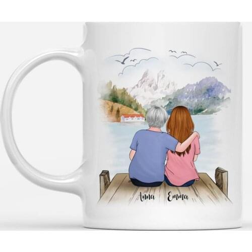 Mother & Daughter Personalized Mugs Family Gift Coffee Mug Mothers Day 11/15 Oz RR2006