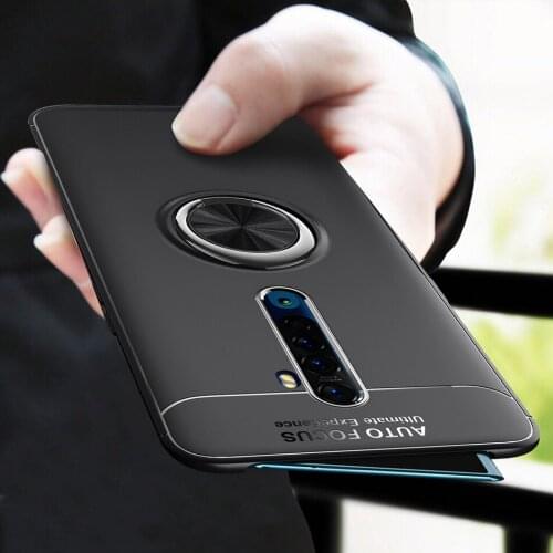 Reno 2 Case Magnetic Car Holder Case For OPPO Reno 2 Case 360 Rotating Finger Ring Phone Cover For OPPO Reno 2 Capa Shell