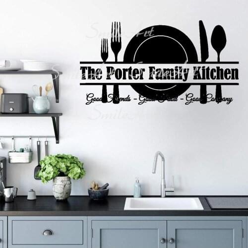 Romantic kitchen Wall Sticker Self Adhesive Vinyl Waterproof Wall Art Decal For Bedroom Decoration Vinyl Mural Decal