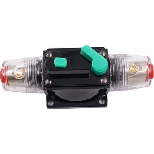 RV Car Route Yacht Ship Audio Refit Automatic Circuit Breaker Power Circuit Protection Insurance Switch 10A/20A/30A/40A/100A