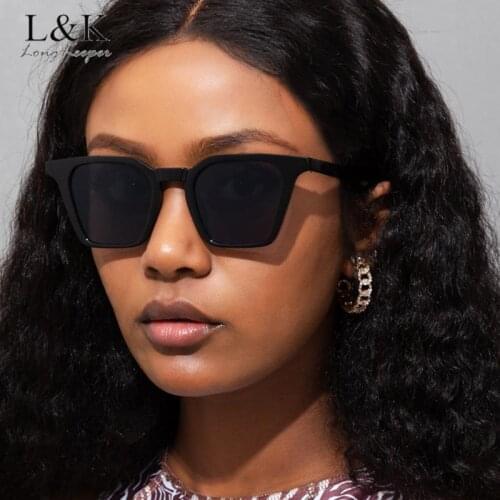 Vintage Leopard Sunglasses Womens Oversize Cat Eye Sun Glasses Female Classic Square Eyeglasses Outdoor Gafas De Sol UV400