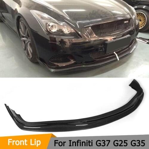 Carbon Racing Front Lip Spoiler Apron Car Styling For Infiniti G37 Coupe 2009-2013 BASE COUPE JOURNEY COUPE