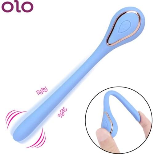 OLO Clitoris Vagina Stimulation Vibrator Dildo G Spot Nipple Massager Female Masturbator 10 Speeds Sex Toys for Women Men