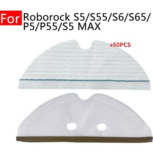 For Xiaomi Mijia Mi Roborock S5 S55 S6 S65 S7 P5 P55 S5MAX Spare Parts Robot Vaccum Cleaner Accessories Disposable Map Rag Home