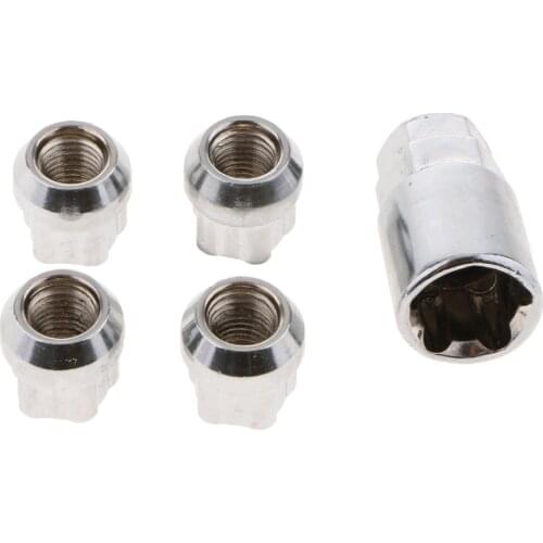 SECURITY Anti-theft LUG NUTS WHEELS 4 NUTS+1KEY M12X1.5 For Toyota ,KIA