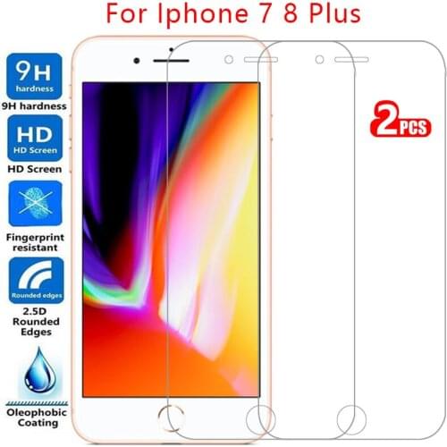 Protective tempered glass for iphone 7 8 plus screen protector on i phone 7plus 8plus safety film iphone7 iphone8 iphon aiphone