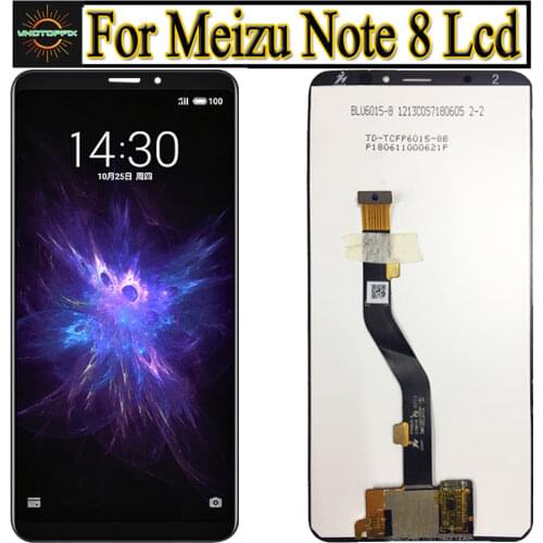 100% Original LCD Display For 6.0" Meizu Note 8 LCD Screen+Touch Panel Digitizer For Meizu Note 8 Display Assembly with Frame