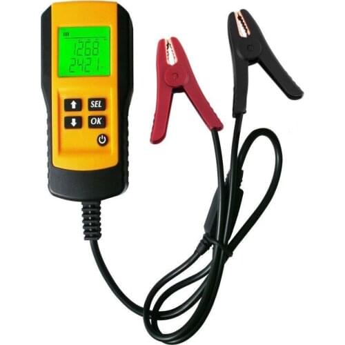 12V Car Battery Tester Vehicle Car Nicd Batteries Capacity Tester Analyzer Diagnostic Tool Power Supply Tester Digital LCD Auto
