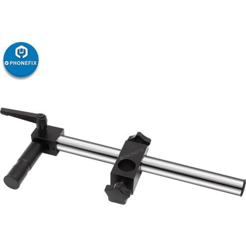 25mm Multi Axis Extended Connection Adapter 360 Degree Rotation Metal Arm For Trinocular Microscope Stand Holder