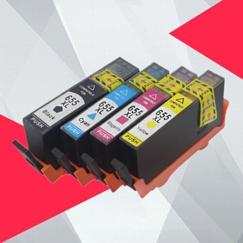 4PK Compatible for HP655 for hp 655 for hp655xl 655xl ink cartridge for HP Deskjet 3525/4615/4625/5525/6520c printer