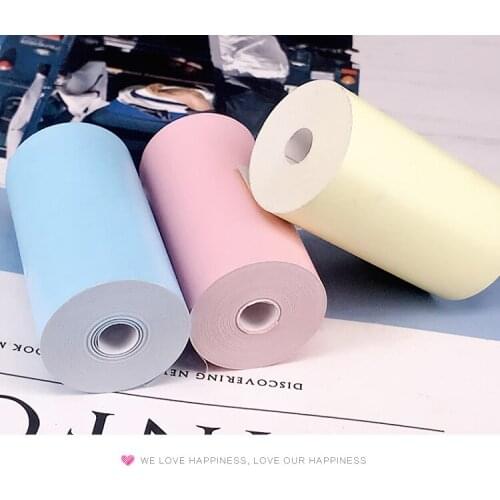 5 Rolls Applicable Models For Meow P1 and Ericsson A6 Printer Color Thermal Printing Paper