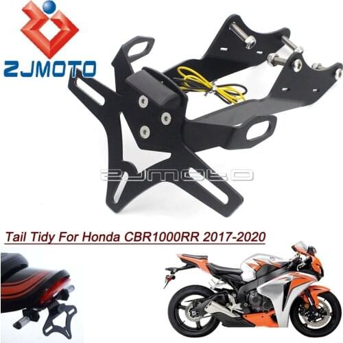 Motorcycle Accessories Rear Fender License Plate Holder Bracket Light Tail Tidy For Honda CBR 1000RR 2017-2020 Khvost opryatnyy