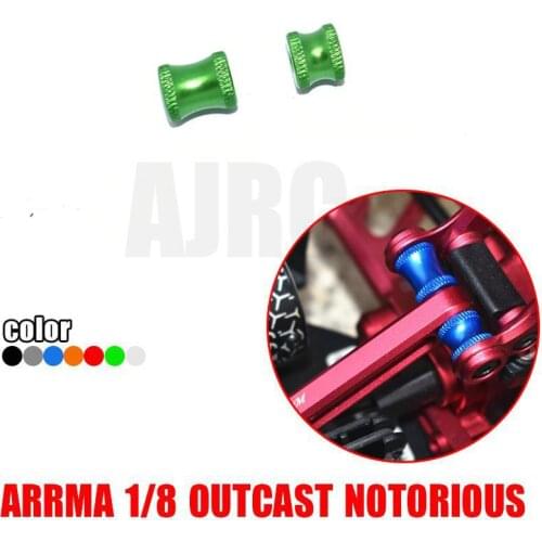 ARRMA-1/8 4WD KRATON 6S OUTCAST NOTORIOUS aluminum alloy rear support fixed block AR320446