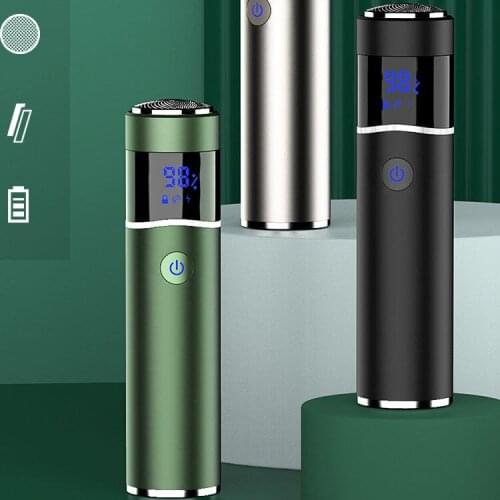 Portable Car Electric Shaver Male Water Rinse Student Mini Home Smart Fast Charging Super Long Standby for Men Face Razors Beard