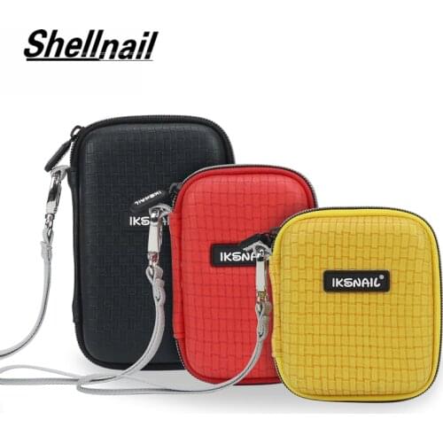Shellnail Shockproof Hard Drive Carrying Earphone Case Pouch Bags For 3 Size Portable External HDD Power Bank Cable Accessories