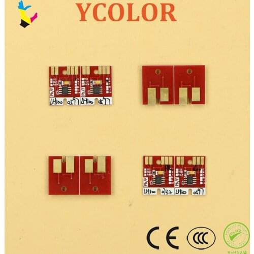 8pcs/lot LH100 0597 chips for Mimaki UJF3042 UJF6042 printer BK C M Y W W Clear 0731 primer chip