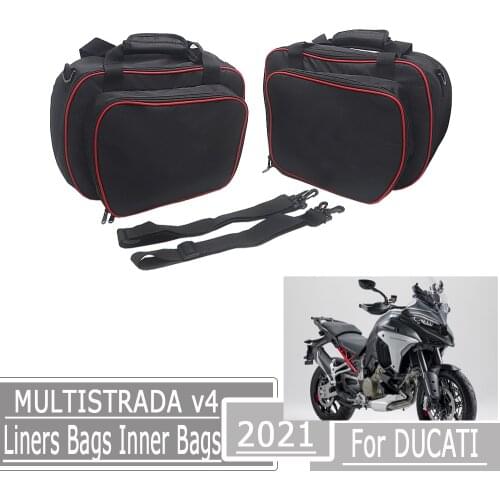 FOR Ducati Multistrada V4 S 2021 Inner Bags For Plastic Side Panniers Cases Motorcycle Accessories MULTISTRADA v4