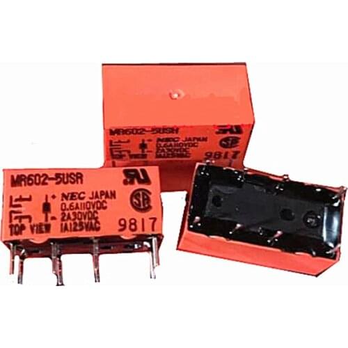 HOT NEW 5V relay MR602-5USR MR602 5USR MR6025USR 5VDC DC5V 5V 8PIN