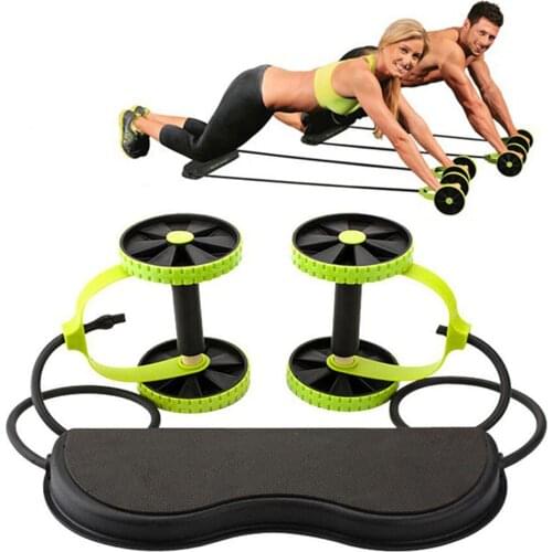 Abdominal Wheel Home Abdominal Muscle Wheel Fitness Wheel Roller Mute Pull Rope Multifunctional Slimming Abdominal Device