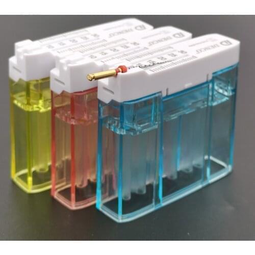 5pcs Dental Endo Files Sterilization Box Multi Function Endo Disinfection Box Autoclavable Measurement Dental Files Organizer