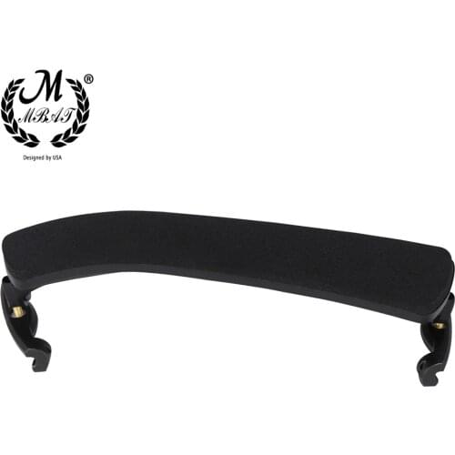 M MBAT High Quality IRINVS-260 Adjustable Violin Shoulder Rest ABS Black For 3/4 And 4/4 Violin Stringed Instrument Accessories