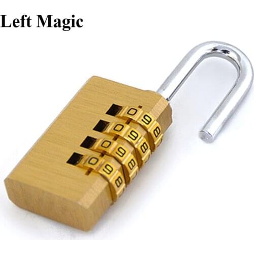 Dead Lock Magic Trick Medium Size Prediction Lock Induction Coded Close Up Street Magic Props Gimmick Mentalism Magia Toy Tricks