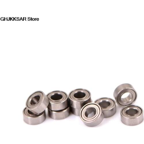 MR63ZZ Miniature Ball Bearings 3*6*2.5mm Small Double Shielded Miniature Metal Steel Bearing Mini Steel Roller Bearing 10pcs/Lot
