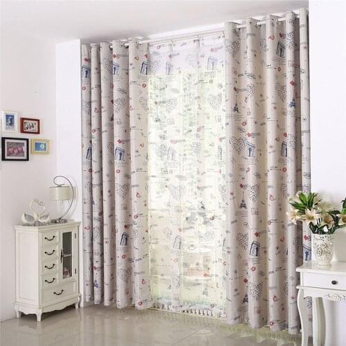 Rideau Curtain Set Luxury Cortina Blackout Drapes Cozinha Cafe Lace Window Curtains For Living Room GYC2042