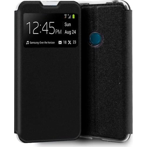 Plain Alcatel 1SE Flip Cover Case Black (2020)