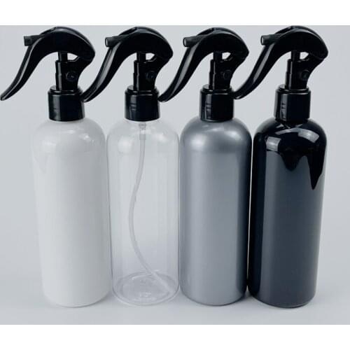 BEAUTY MISSION 20pcs/lot 300ml black spray bottle empty Sprayer Air Container for Hair Hydrating Plants Watering Bottle