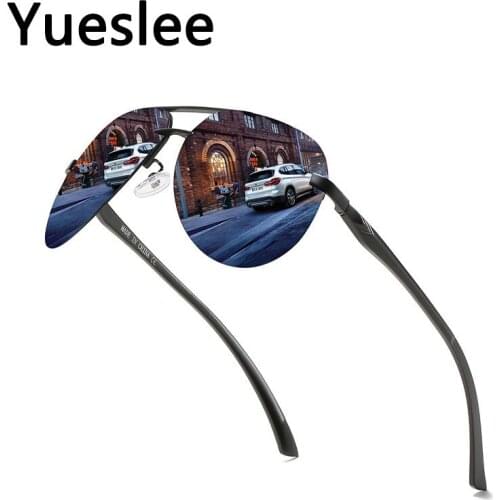 49640 Metal Pilot Polarized Luxury Sunglasses Men Women Fashion Shades Uv400 Vintage Glasses Men Sunglasses