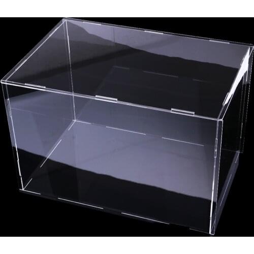 Modern Acrylic Toy Display Show Case Dustproof Box Large Ornament Protection Tool 32x25x25cm