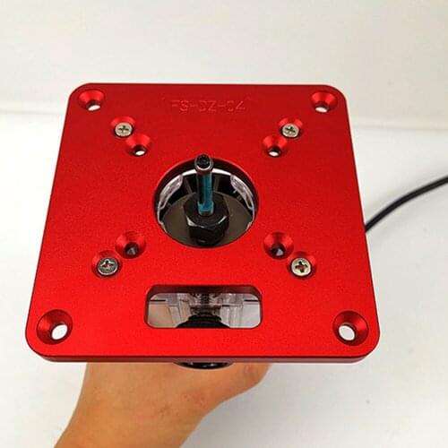 Universal RT0700C Aluminium Router Table Insert Plate Woodworking Benches Wood Router Trimmer Models Engraving Machine