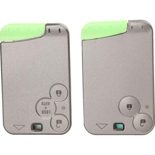 Kutery 10pcs 2/3 Buttons Remote Car Case Key shell Cover For Renault Laguna Espace With/Without Blade Option