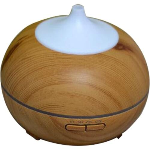 10pcs 300ml Air Humidifier Essential Oil Diffuser Aroma Lamp Aromatherapy Electric Aroma Diffuser Mist Maker for Home-Wood