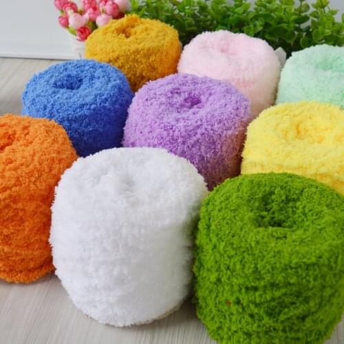 100g/ball Hand Knitting Soft Warm Coral cashmere baby wool Fleece Yarn For Baby Clothes/Scarf/Sweater/Hat apparel sewing fabric